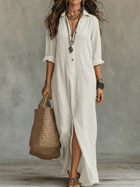 Amara | Luchtige Maxi Blousejurk