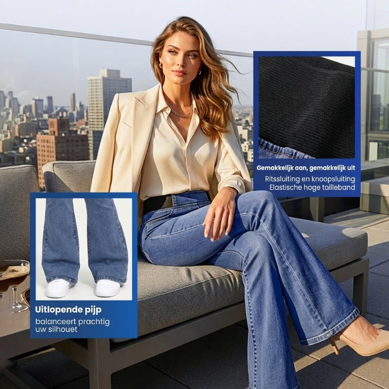 Célia | High-Waist Flared Jeans