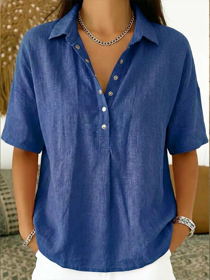 Lina | Knoopdetail Blouse