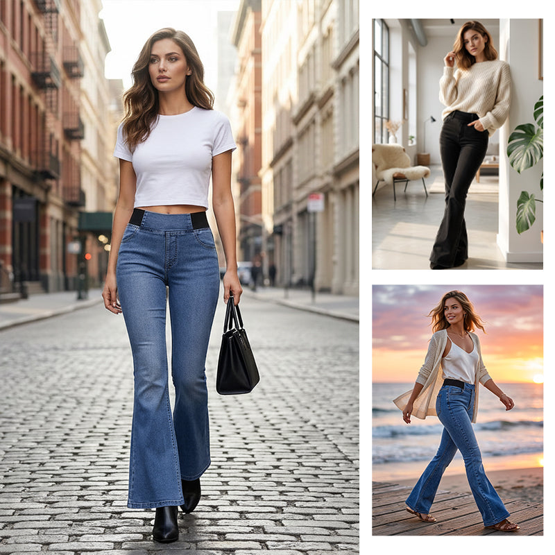 Célia | High-Waist Flared Jeans