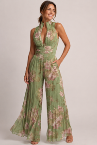 Amara | Geplooide Jumpsuit