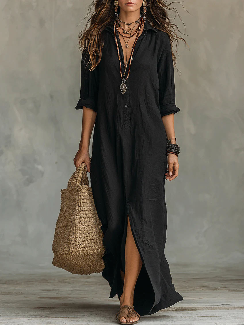 Amara | Luchtige Maxi Blousejurk