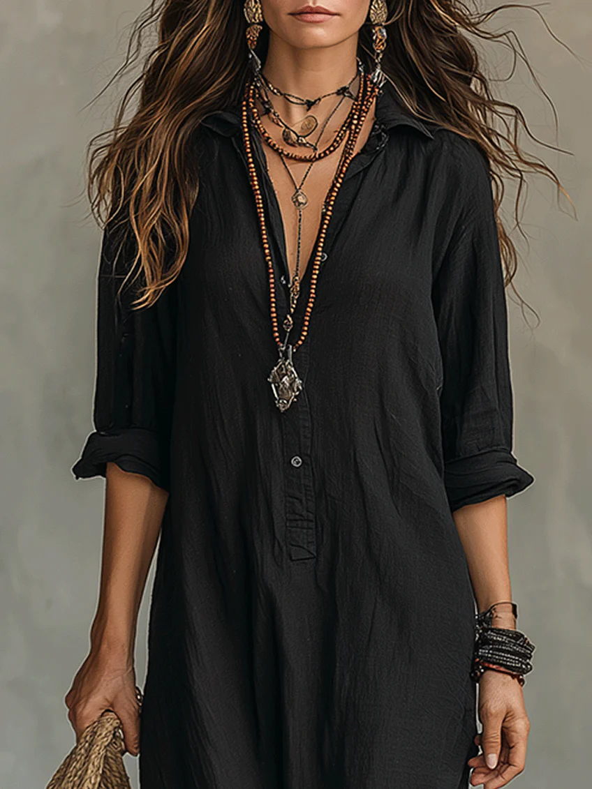 Amara | Luchtige Maxi Blousejurk