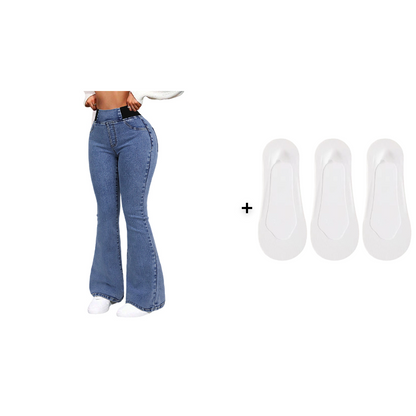 Célia | High-Waist Flared Jeans