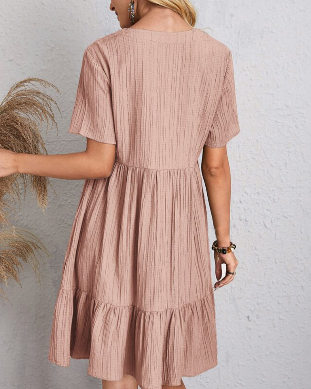 Sienna | Luchtige Zomerjurk met V-Hals